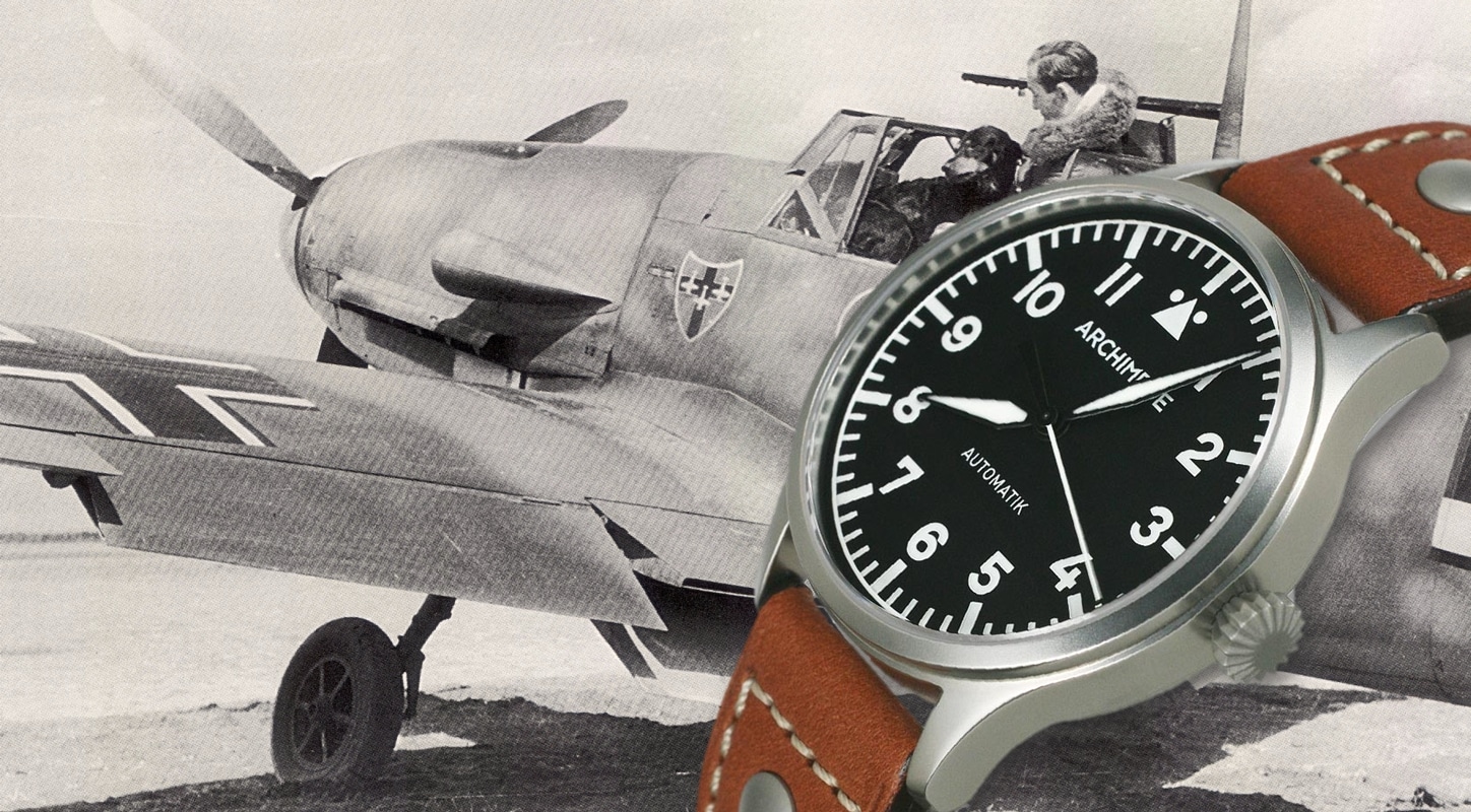 Archimede Pilot S 36mm automatic