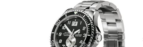 swiss army dual time watch