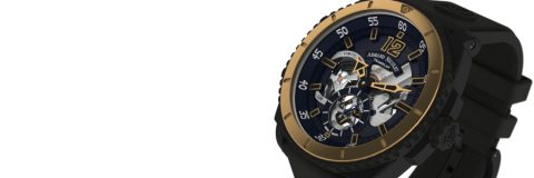 Armand Nicolet L09 in Rose Gold and DLC Titanium (Ref. S619N-BU-G9610)