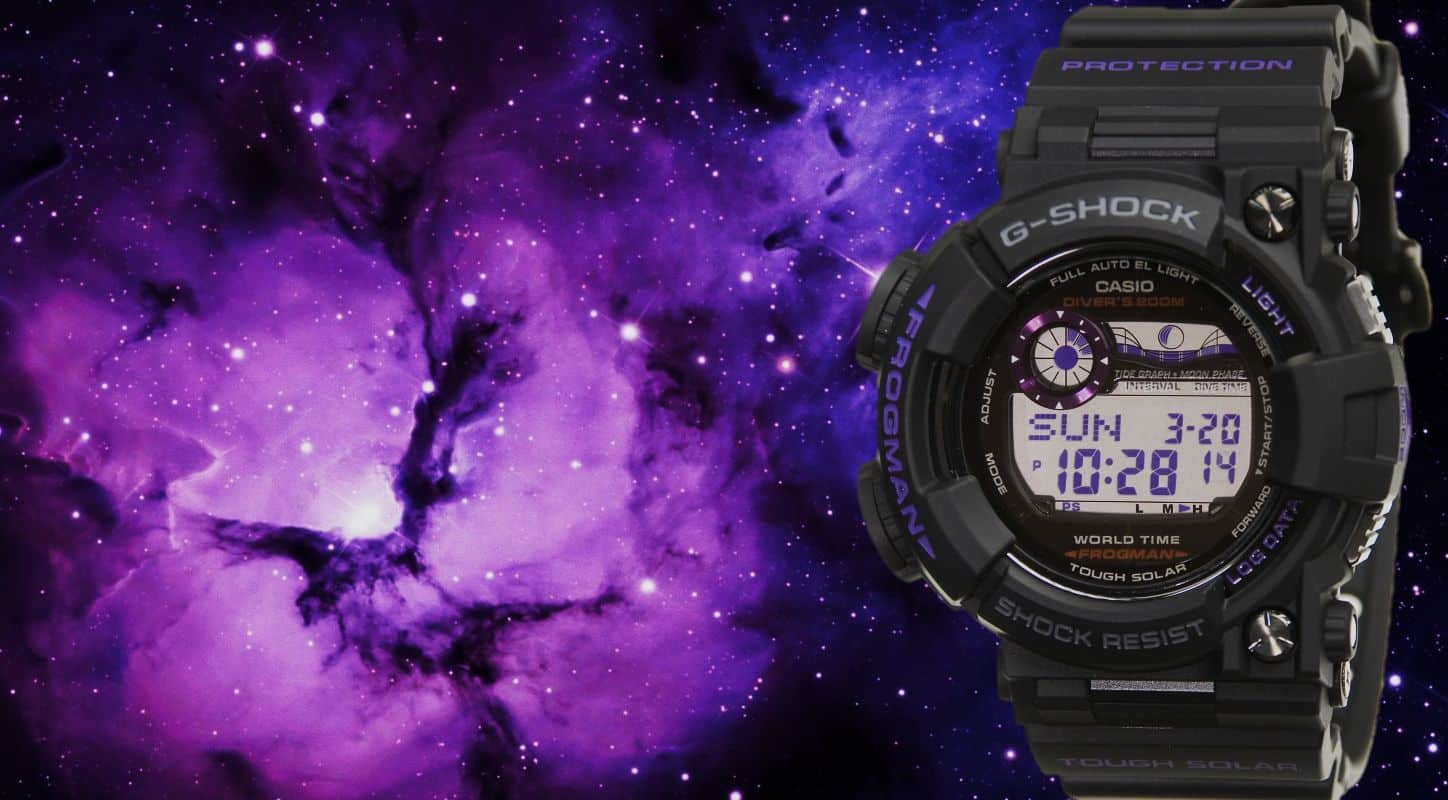 Casio Men In Dark Purple (MIDP) GF-1000BP-1DR Frogman