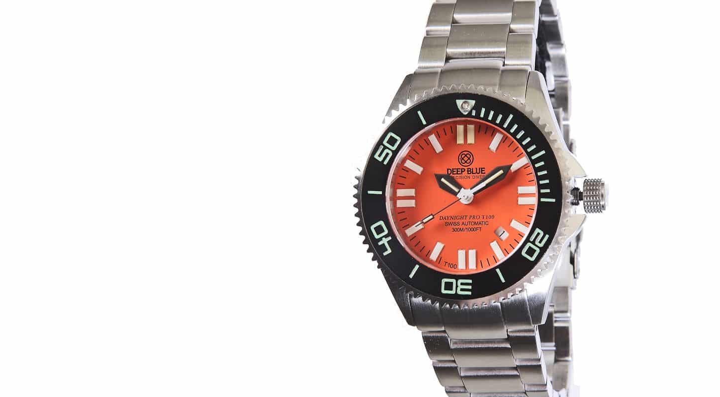 Deep Blue Daynight T-100 Tritium Flat Tubes Diver