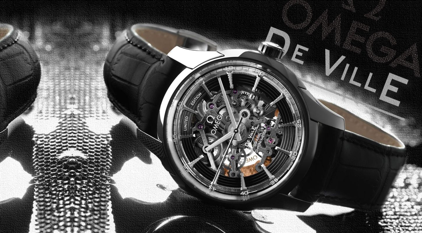 Omega Hour Vision Co-Axial Skeleton Platinum