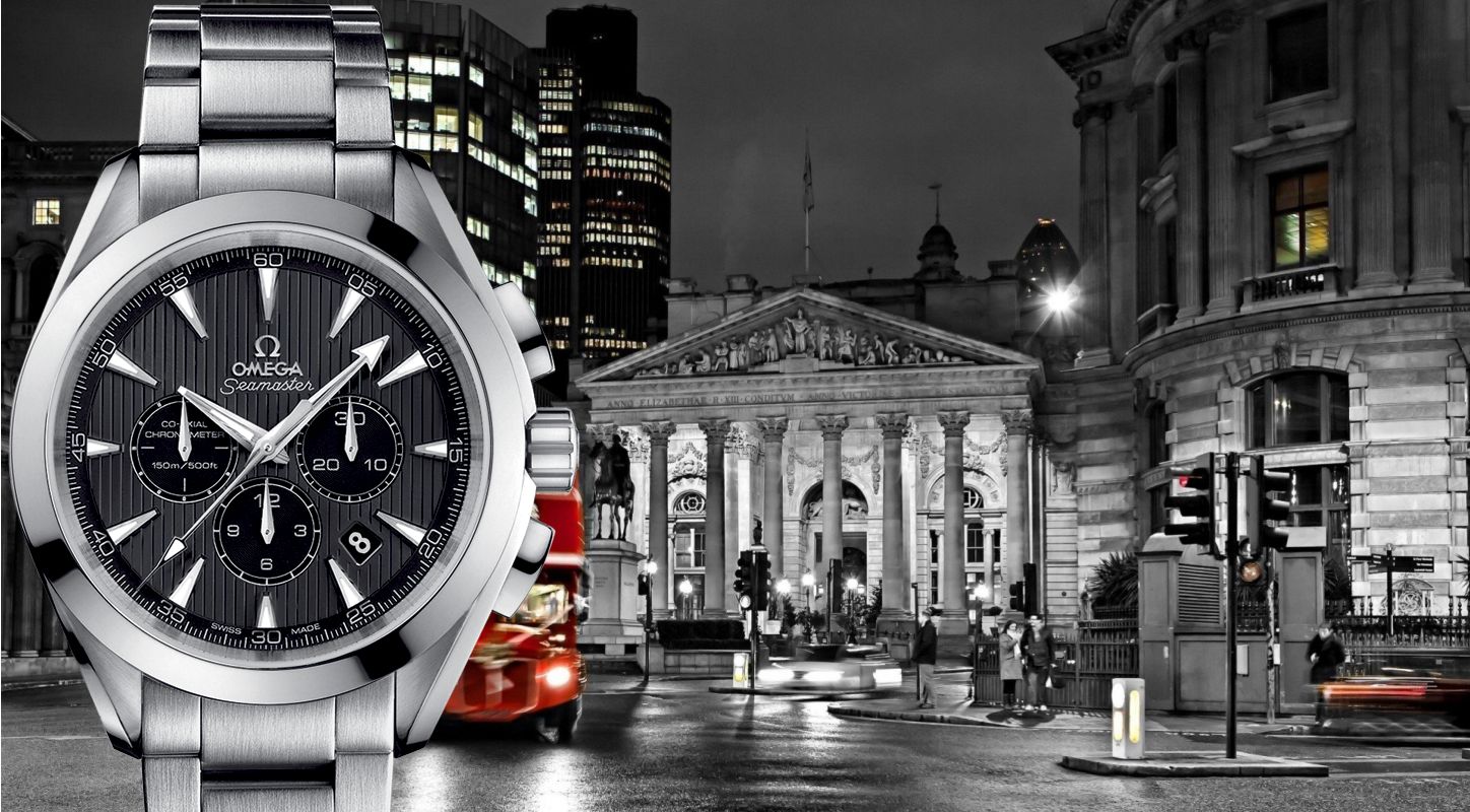 Omega Seamaster Aqua Terra 44 London Chronograph in Steel