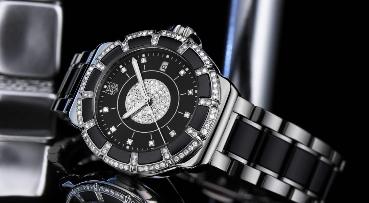 TAG Heuer Formula 1 Lady Steel & Ceramic Pavee