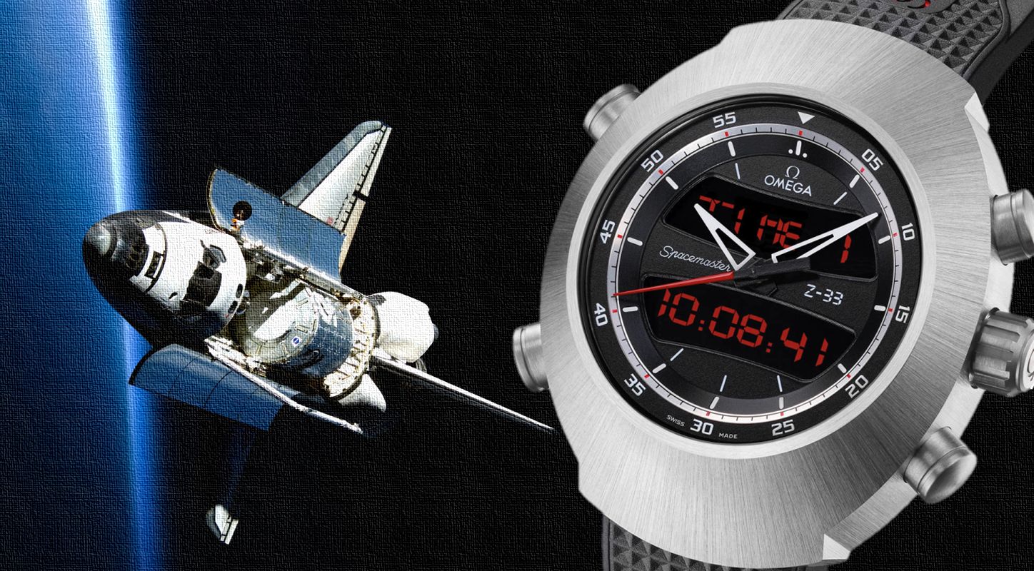 Omega Spacemaster Z-33 Analog Digital Flight Computer