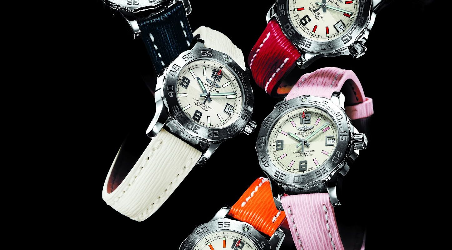 Breitling Colt 33 SuperQuartz Ladies Watch with Sahara Leather Straps