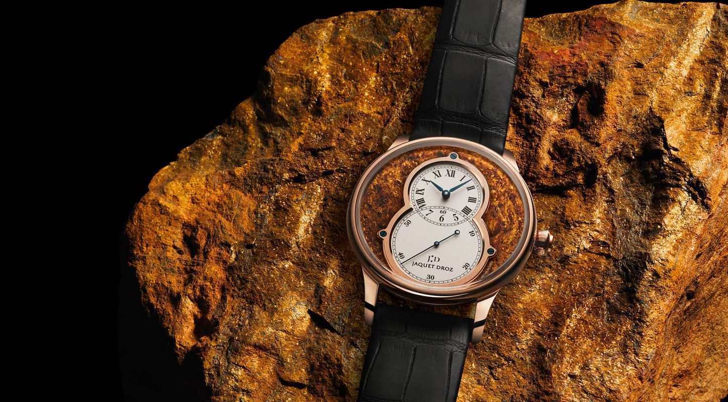 Jaquet Droz Grande Seconde Minerals Automatic in Rose Gold