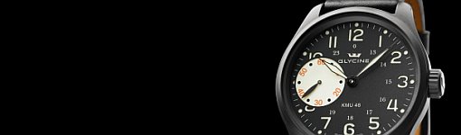 Glycine KMU 48 Black Hand-Wound Limited Edition