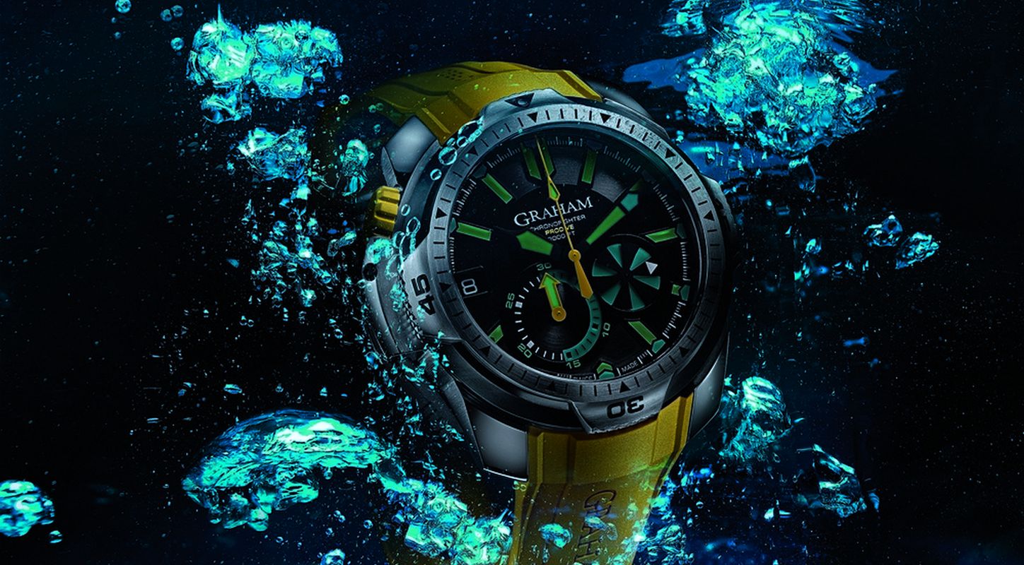 Graham Chronofighter Prodive Professional 600M Diver (Ref. 2CDAV-B02A)