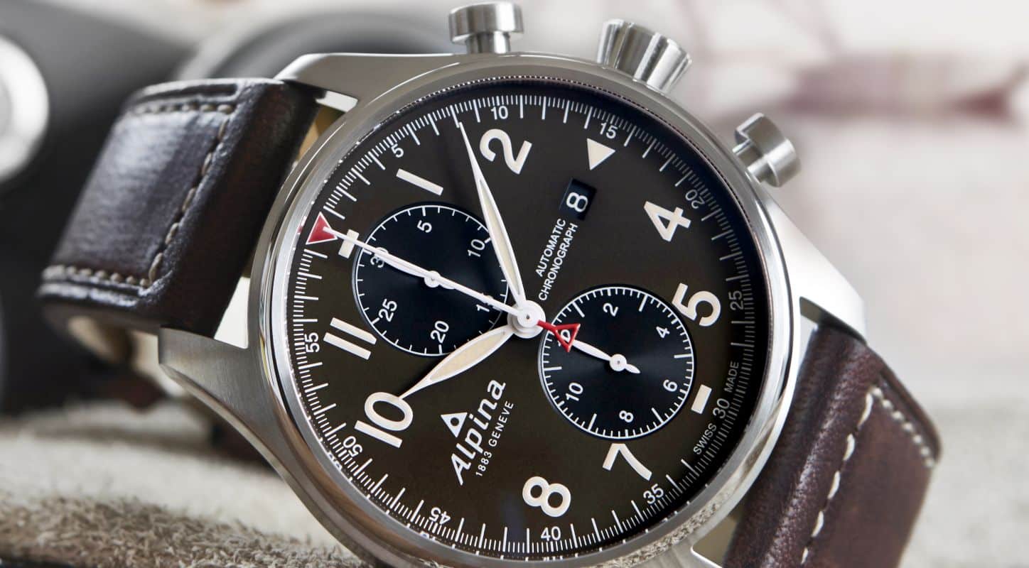 Alpina Startimer Pilot Automatic Chronograph (refs. AL-725B4S6, AL-725GR4S6 & AL-725N4S6)