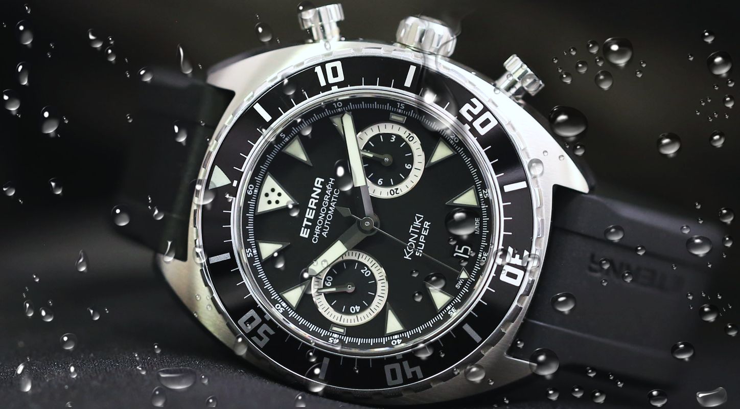 Eterna Super Kontiki Chronograph Automatic (refs. 7770.41.49.1382 & 7770.41.49.1718)