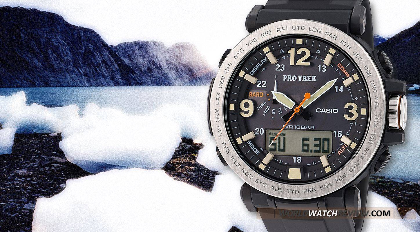 Casio PRO TREK PRG-600 “Outdoor” World-Timer with Tough Solar Movement (ref. PRG-600-1ER)