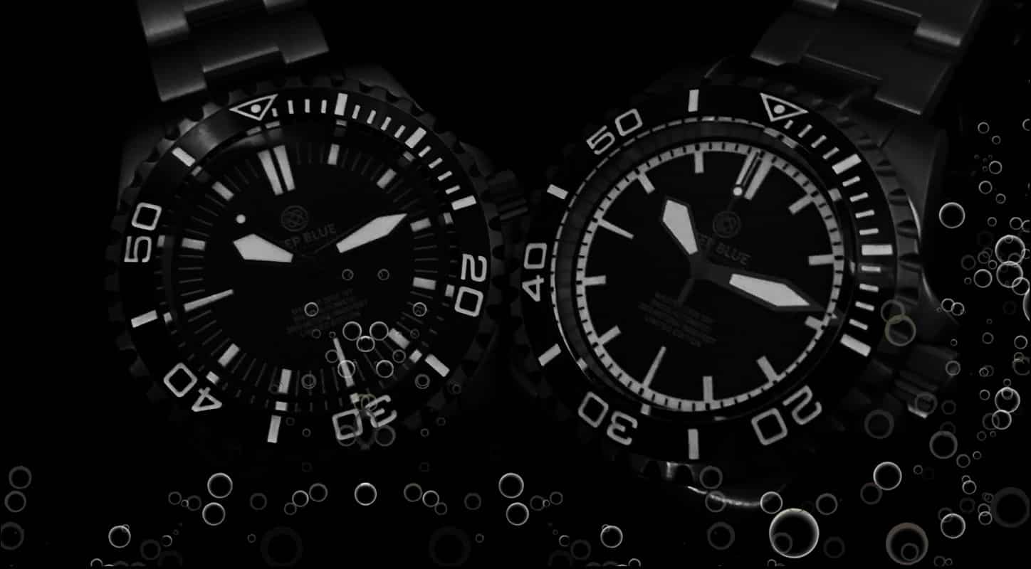 Deep Blue Master 2000 10 Year Anniversary Automatic Diver in Black/Orange (ref. M2KILBLKORGBLKORG)