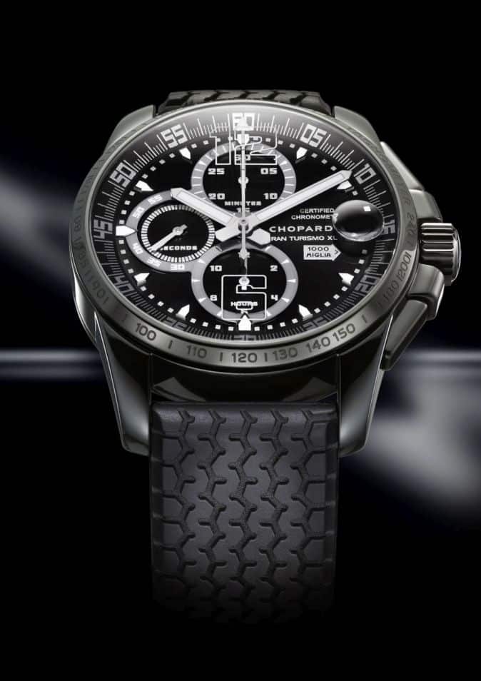 Chopard Mille Miglia GT XL Chrono Speed Black chronometer (front view)