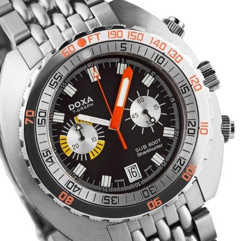 DOXA SUB 600T-Graph Sharkhunter (black dial)