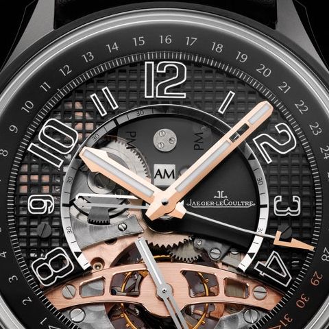 Jaeger LeCoultre AMVOX 3 Tourbillon GMT for Aston Martin (Ref. 193 C4 50, face)