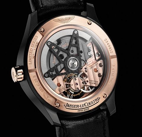 Jaeger LeCoultre AMVOX 3 Tourbillon GMT for Aston Martin (Ref. 193 C4 50, sapphire caseback)