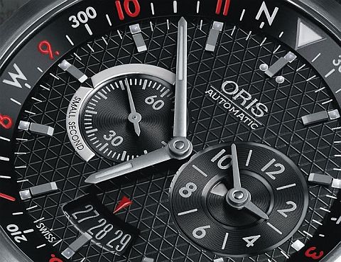 Oris BC4 Flight Timer (dial fragment)