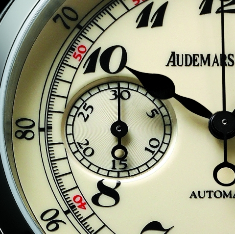 Audemars Piguet Jules Audemars Chronograph (detail, 30-minute counter)