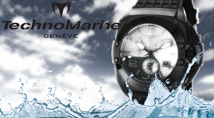 TechnoMarine BlackWatch diving chronograph