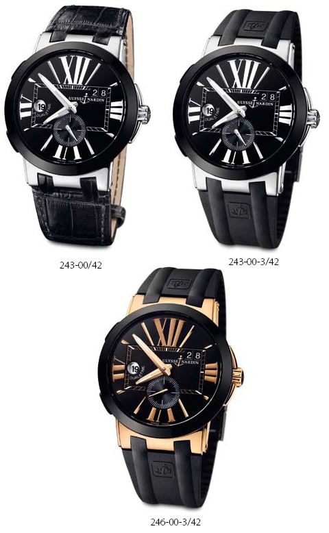 Ulysse Nardin Executive Dual Time GMT (rose gold, stainless steel)