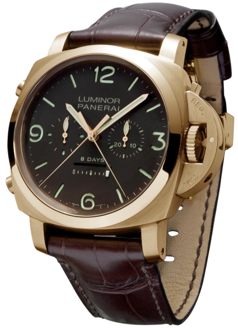 Panerai Luminor 1950 8 Days Rattrapante split seconds chronograph ( PAM 319)