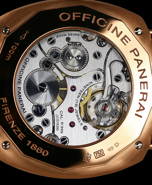 Panerai Radiomir PAM 336 (sapphire, case back)