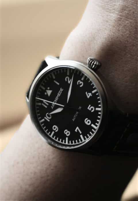 Archimede Pilot S 36mm (ref. UA4919-A1.5D, wrist shot photo)