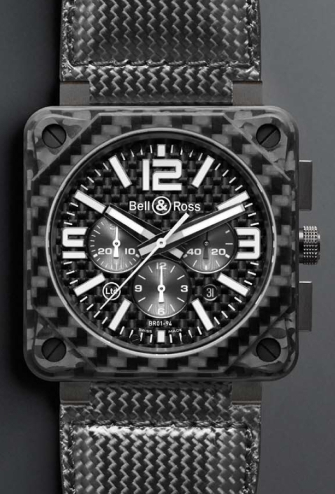 Bell & Ross Instrument BR01-94 Carbon Fiber Chronograph