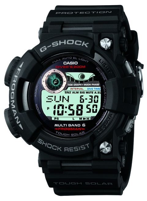 Casio G-Shock Frogman GWF1000-1 (front view)