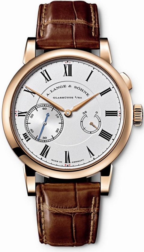 A. Lange & Sohne Richard Lange Referenzuhr in Rose Gold (Ref. 250.032, front view)