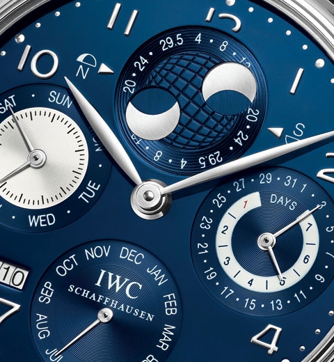 IWC Portuguese Perpetual Calendar (dial detail)