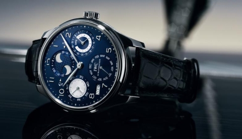 IWC Portuguese Perpetual Calendar (on a table)