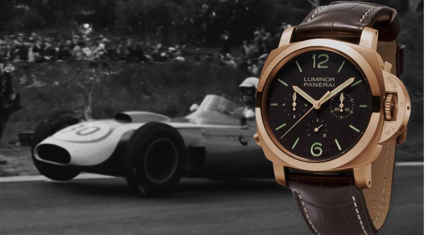 Panerai Luminor 1950 Chrono Monopulsante 8 Days Oro Rosa (Rose Gold) PAM344