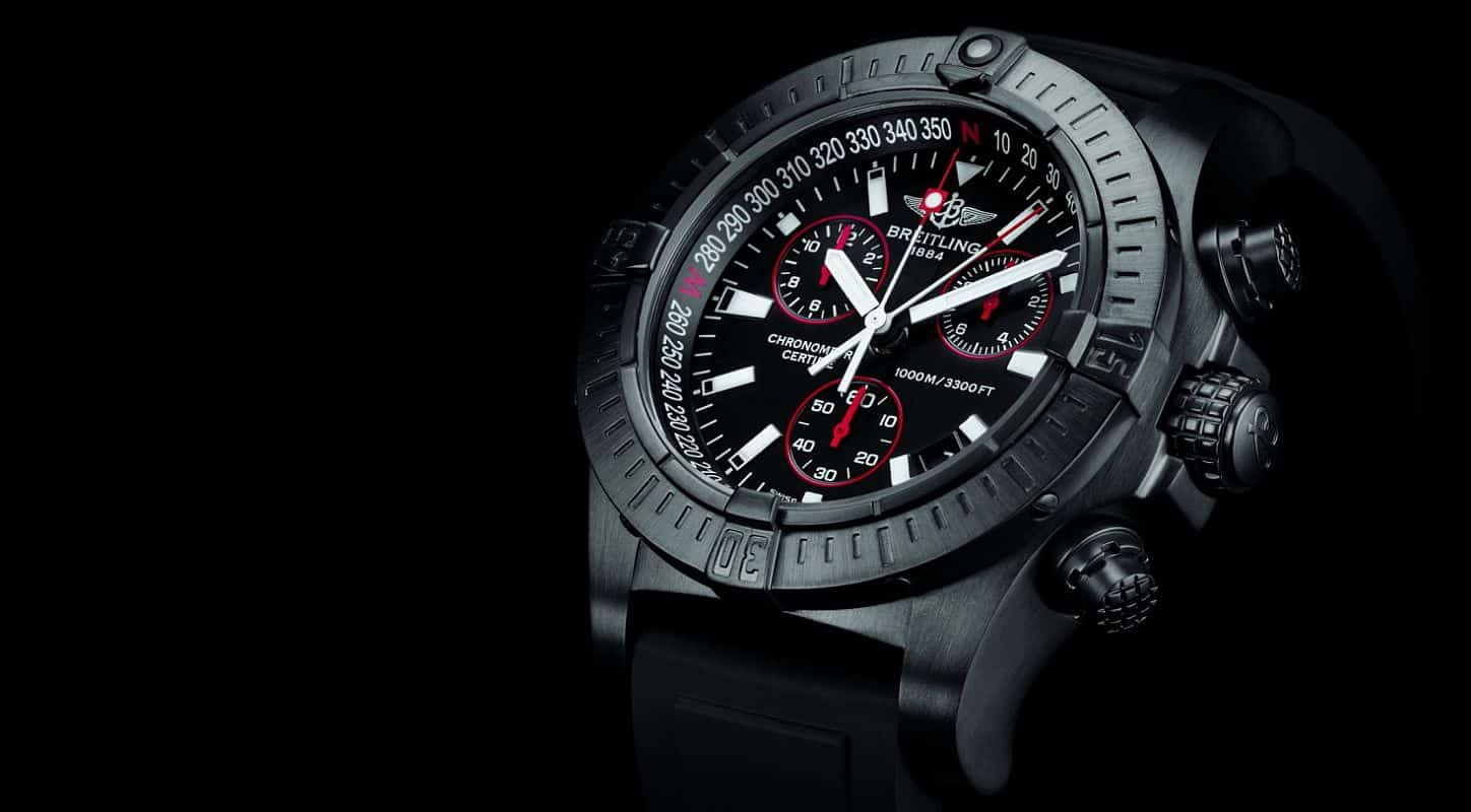 Breitling Avenger Seawolf Chrono Blacksteel SuperQuartz