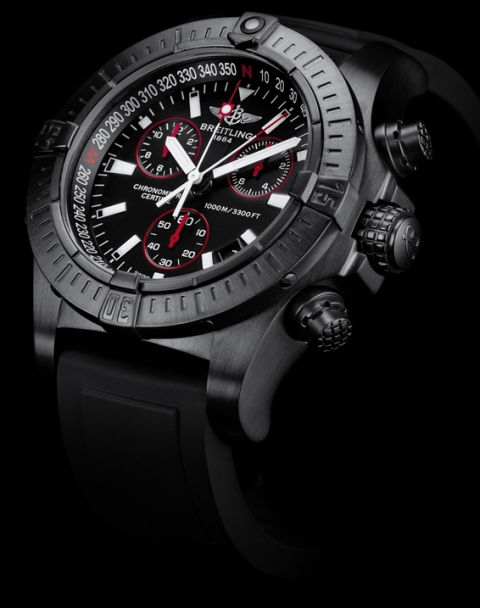 Breitling Avenger Seawolf Chrono Blacksteel