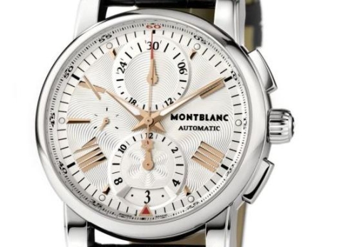 Montblanc Star 4810 Chronograph in white gold and steel