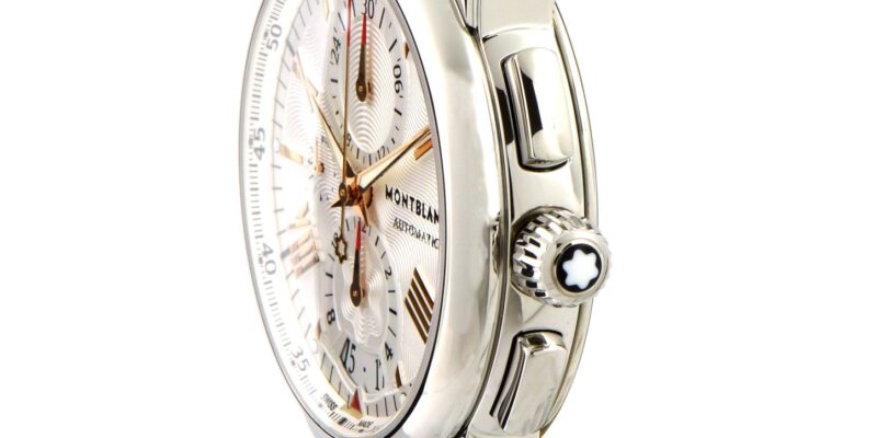 Montblanc Star 4810 Automatic Chronograph in white and steel
