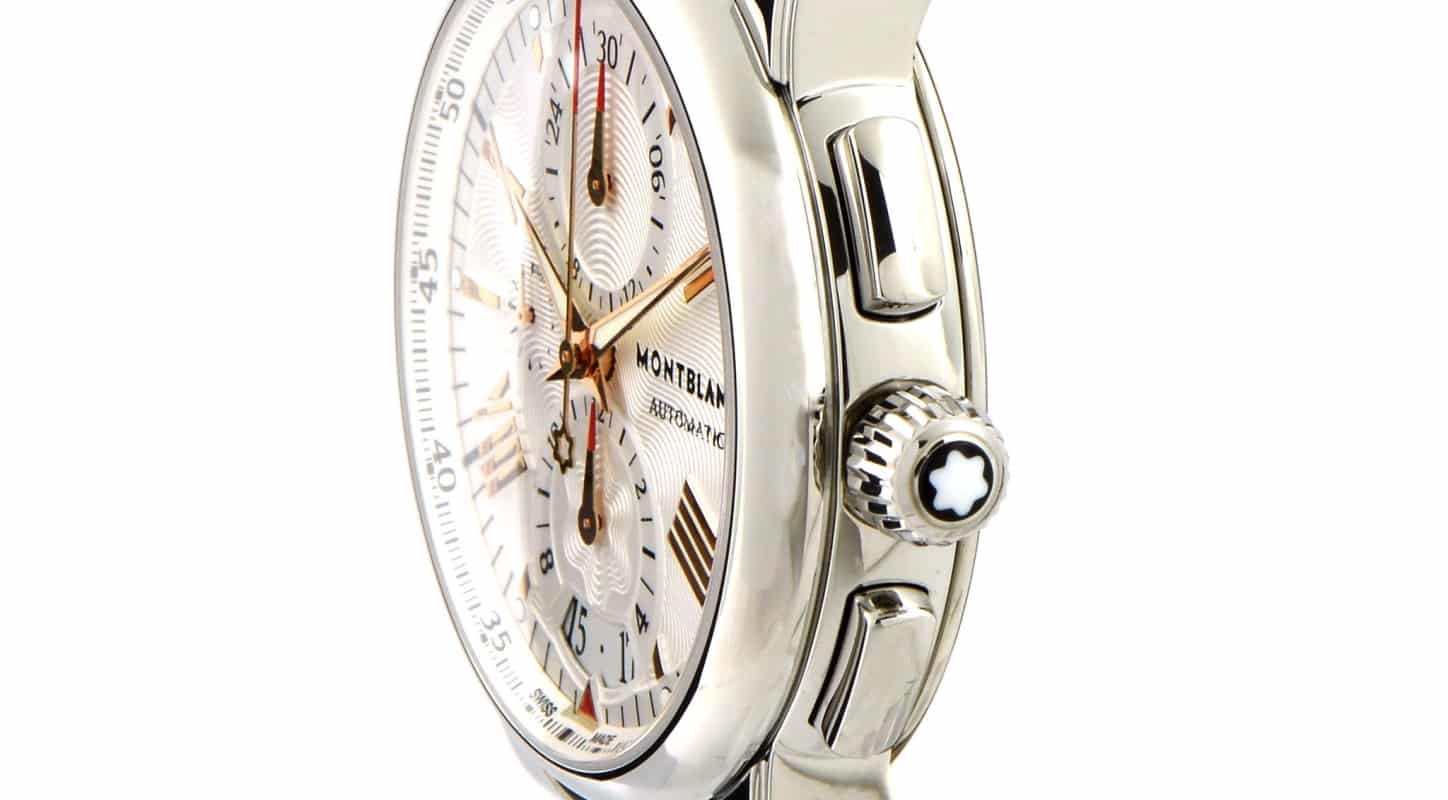 Montblanc Star 4810 Automatic Chronograph in white and steel