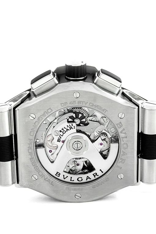 Bvlgari Diagono Chronograph GMT X-Pro sapphire back