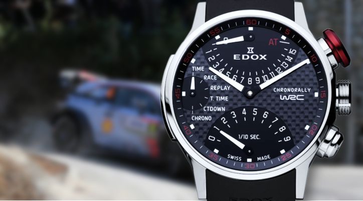 Edox WRC Chronorally quartz chronograph (ref. 36001 3 NIN)