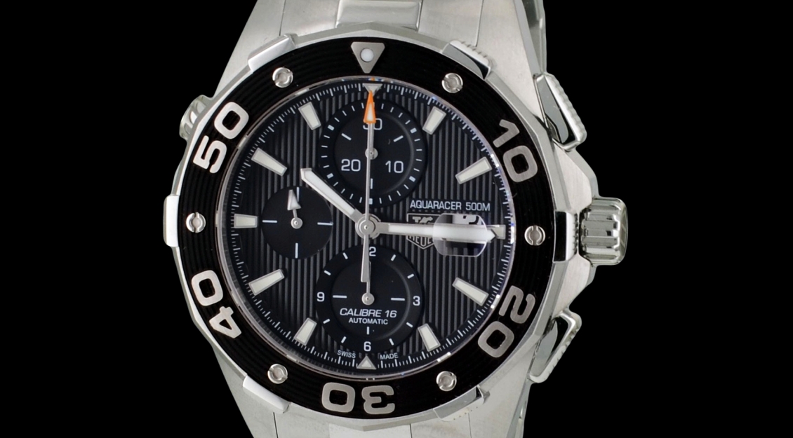 TAG Heuer Aquaracer 500M Caliber 16 (Ref. CAJ2110.BA0872) automatic diving watch