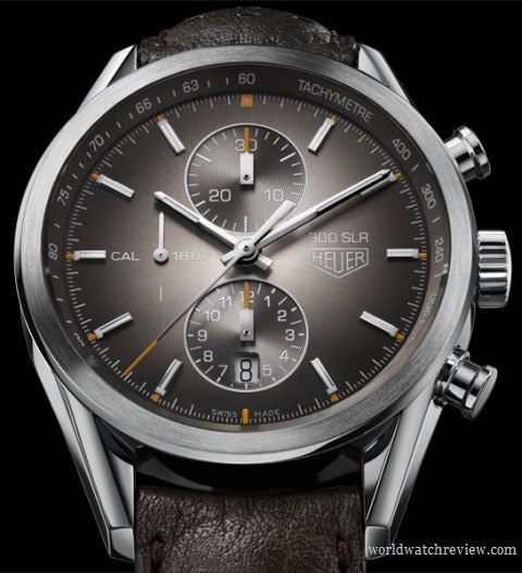 TAG Heuer 300 SLR Caliber 1887 chronograph (front view)