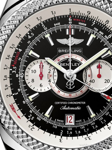 Breitling for Bentley Supersports (dial, detail)