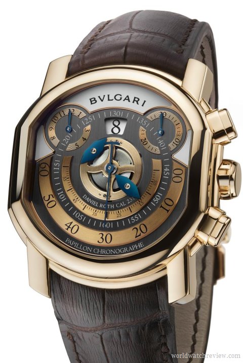 Bulgari Papillon Chronograph in rose gold