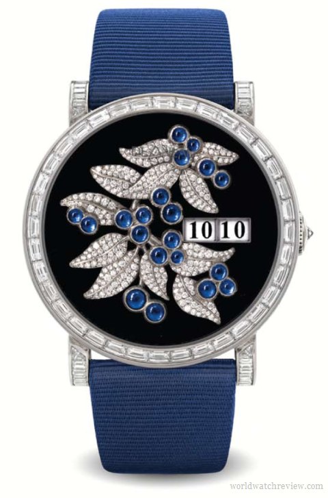 Delaneau Amazone Blueberries 1608 in white gold