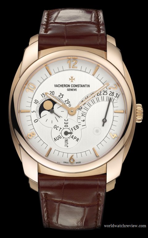 Vacheron Constantin Quai de l'Ile Retrograde Annual Calendar (front view)