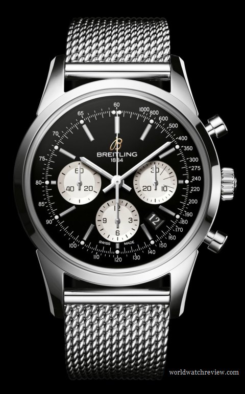 Breitling Transocean Chronograph Cal. 01 (front view)