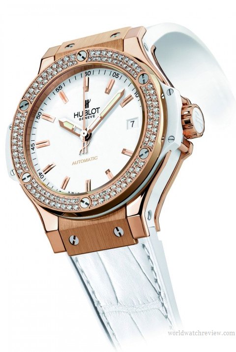 Hublot Big Bang 38 mm in rose gold and diamonds