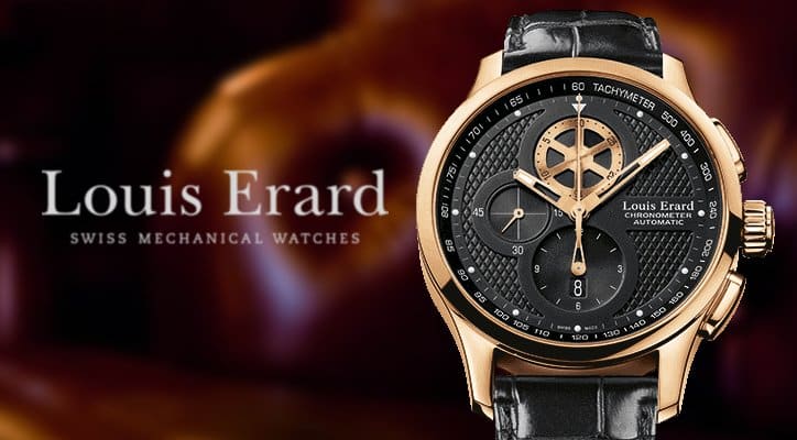 Louis Erard 1931 44 mm Watch in Black Dial